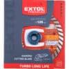 Diamond Cutting Wheel, Turbo Long Life, Dry & Wet Cutting, ⌀ 125 × 22.2 × 2.3 mm - Image 2