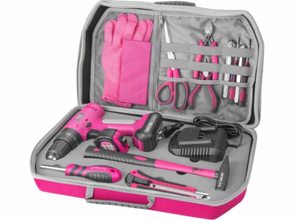 ferramentas cor-de-rosa
