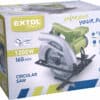 Powerful Wood Circular Saw, Disc 160 mm, 1,200 W with 45° Tilt and Guide Rail - Image 7