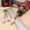 Flat Drill Bits for Wood, ⌀ 10-25 mm, Hardened Carbon Steel, 1/4" Hex Shank & Synthetic Casing - Image 2