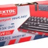 22 Pcs Sockets Set, 3/4" - Image 3