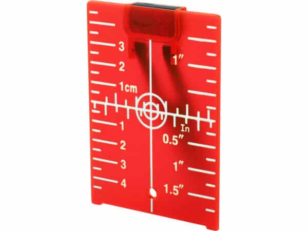Red Target Plate for Laser