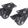 Swivel Castors with Brake and PVC Wheels