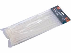 250 × 4.8 mm White Cable Ties