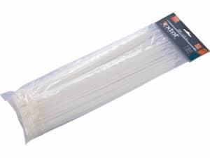 300 × 4.8 mm White Cable Ties