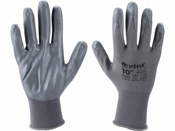 Nylon Gloves Half-dipped in Nitrile