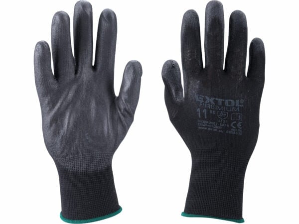 8 Inch Black Polyester Glove