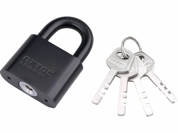 50mm BLack Padlock