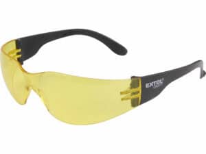 Óculos de proteção amarelos
