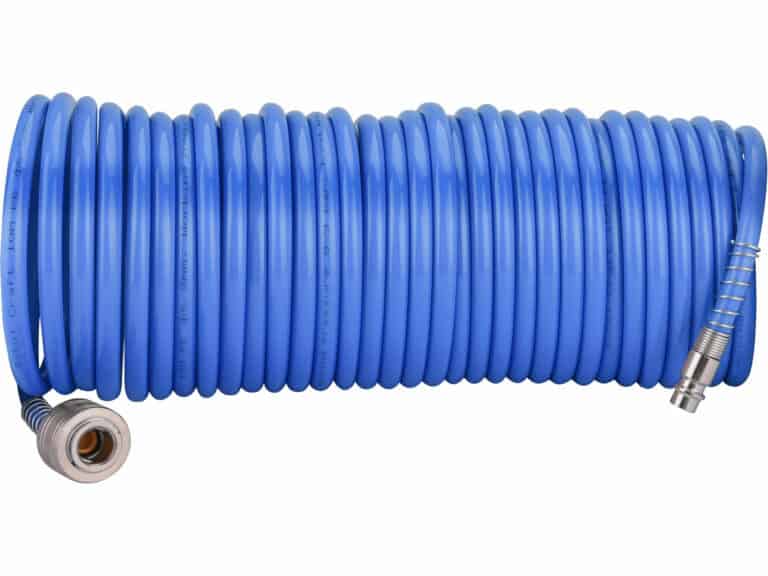 Spiral Air Hose with Quick Couplers