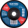 Lamellar oblique corundum disc (O150mm, P100), for steel/plastic, bore 22.2mm, item 8803485. Max speed and specs displayed.