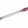 A 1/2" CrV torque wrench with a silver body, red handle, and ratchet mechanism; handles 20-210Nm.