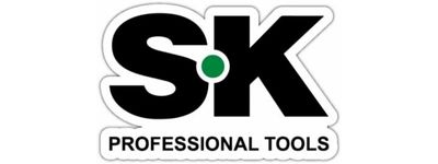Logo: bold black "S•K" with green dot, above "PROFESSIONAL TOOLS" in a white box.