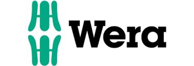 Wera logo: green graphic on the left, "Wera" in bold black letters on the right.