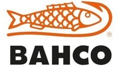 The BAHCO logo shows an orange fish shaped by a hook above "BAHCO" in bold black letters.