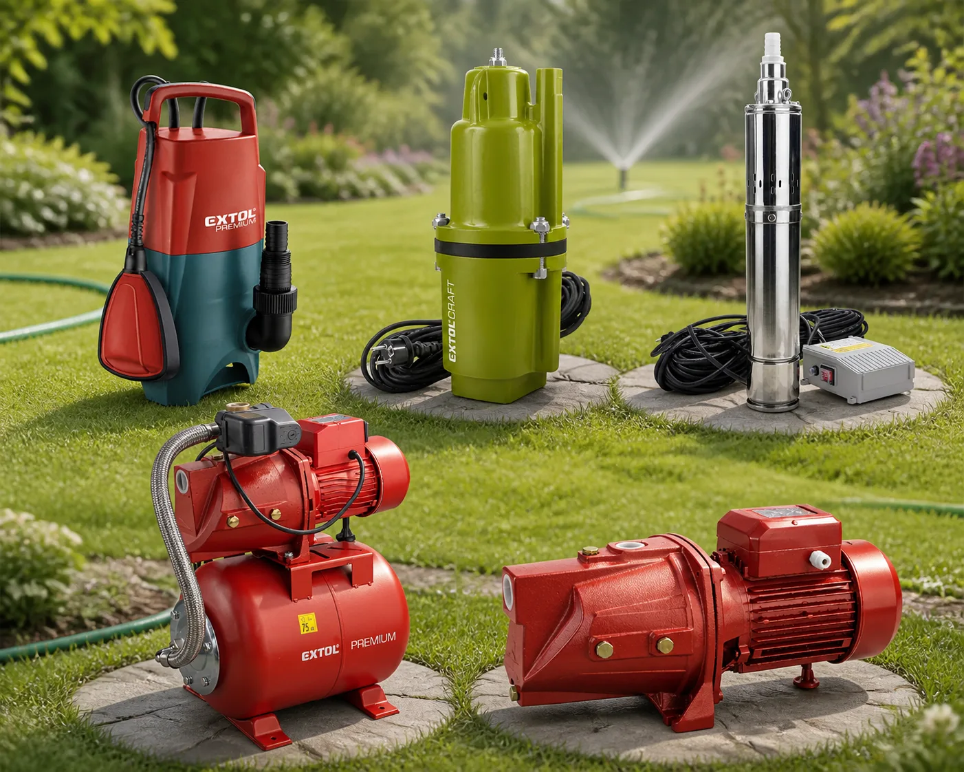 garden water pumps