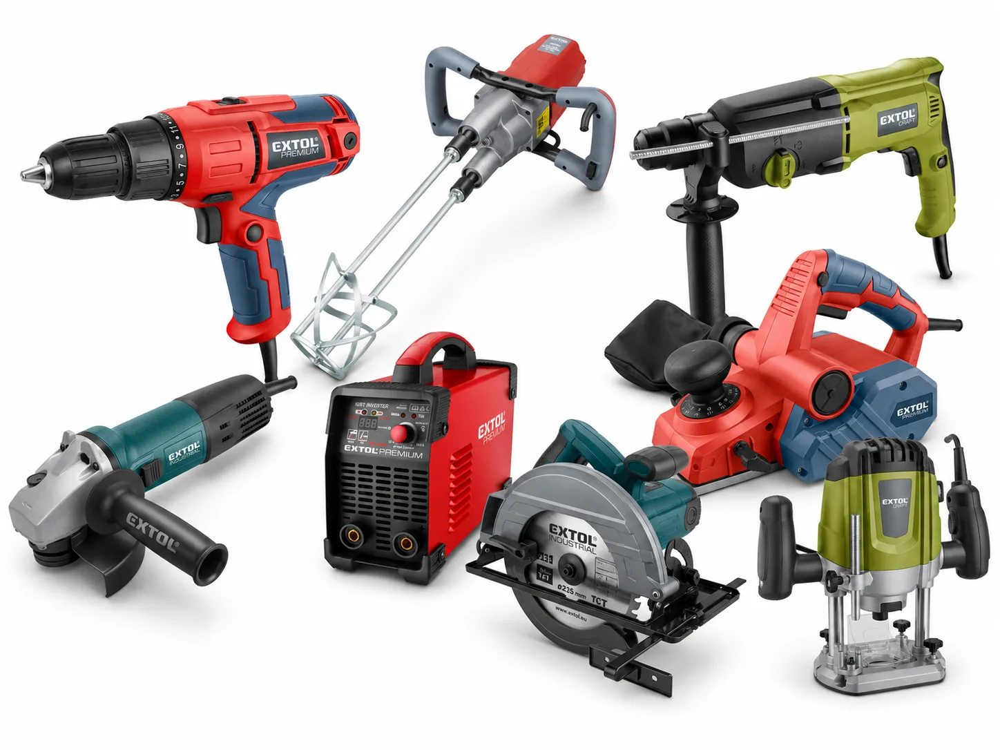 EXTOL power tool product range for wholesale distributors