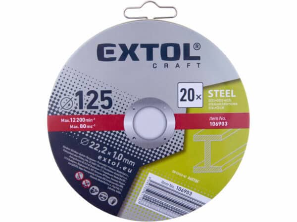Metal Cutting Discs 125 mm 20 pcs