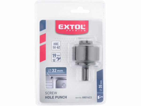 Screw-Type Hole Punch, 32 mm, CrV