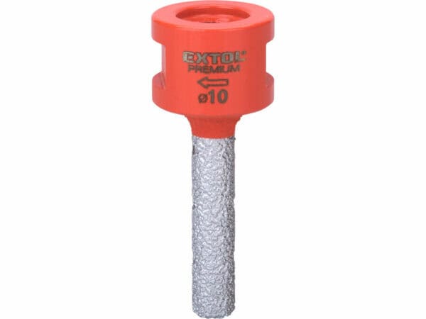 Broca diamantada cilíndrica para retificação, Ø 10 mm, rosca M14