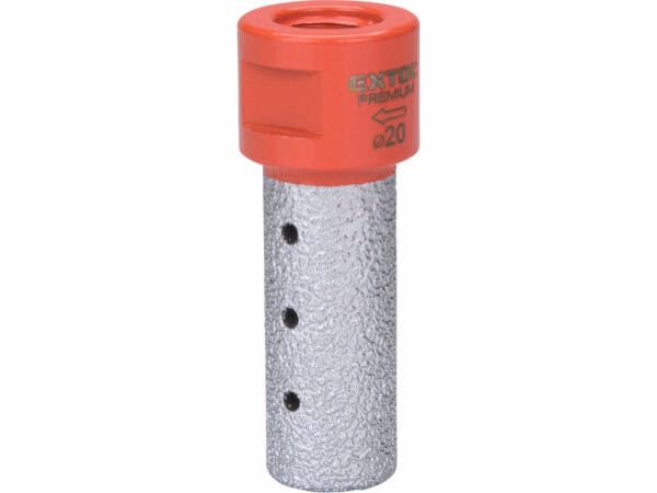 Broca diamantada cilíndrica para retificação, Ø 20 mm, rosca M14