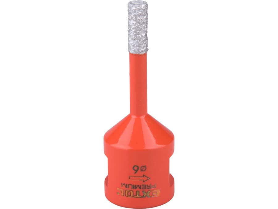 Serra copo diamantada para brasagem, Ø 6 mm, rosca M14