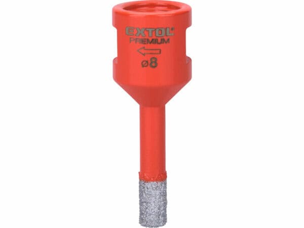 Serra copo diamantada para brasagem, Ø 8 mm, rosca M14