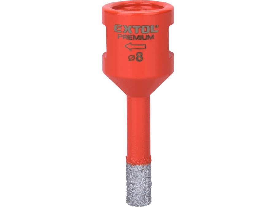 Serra copo diamantada para brasagem, Ø 8 mm, rosca M14