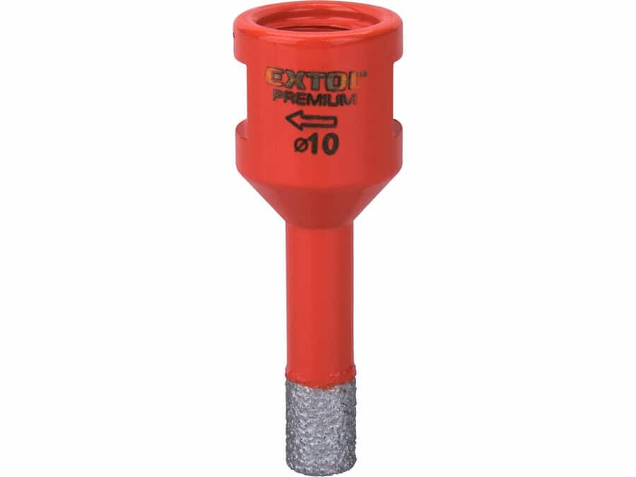 Serra copo diamantada para brasagem, Ø 10 mm, rosca M14