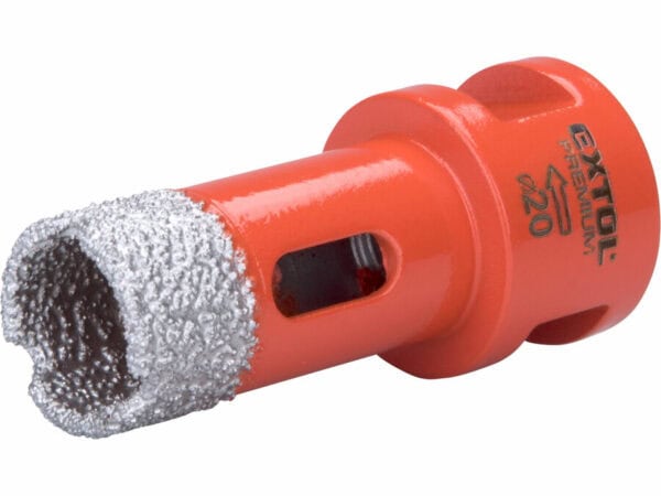Serra copo diamantada para brasagem, Ø 20 mm, rosca M14