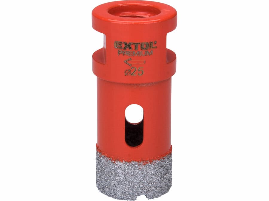 Serra copo diamantada para brasagem, Ø 25 mm, rosca M14