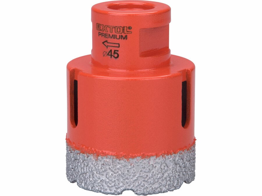 Serra copo diamantada para brasagem, Ø 45 mm, rosca M14