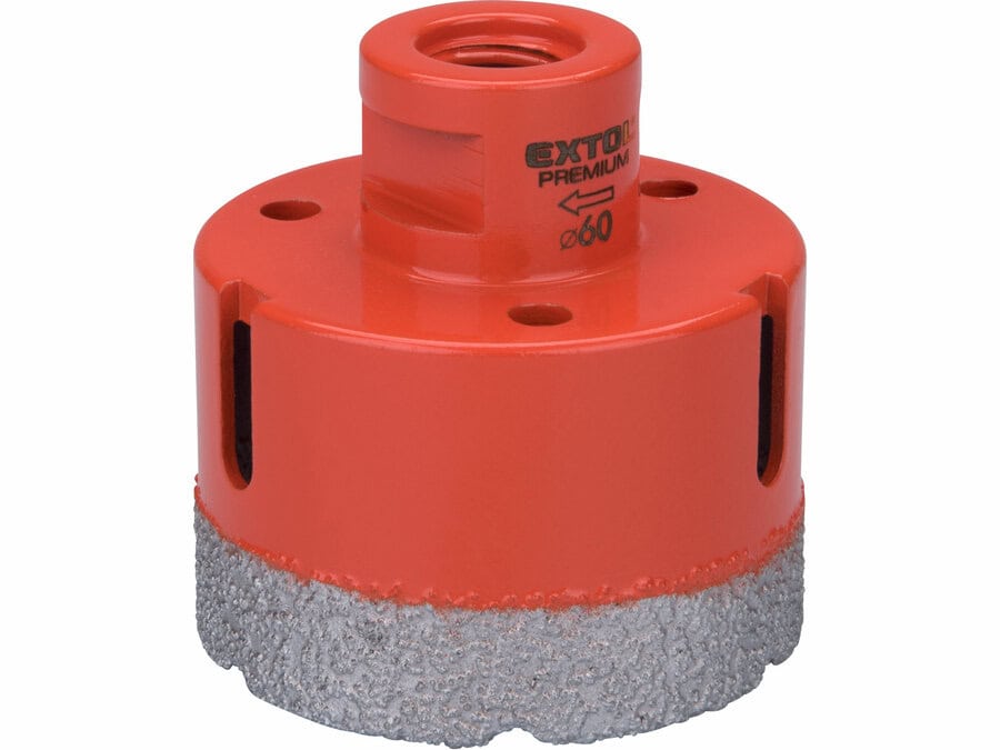 Serra copo diamantada para brasagem, Ø 60 mm, rosca M14
