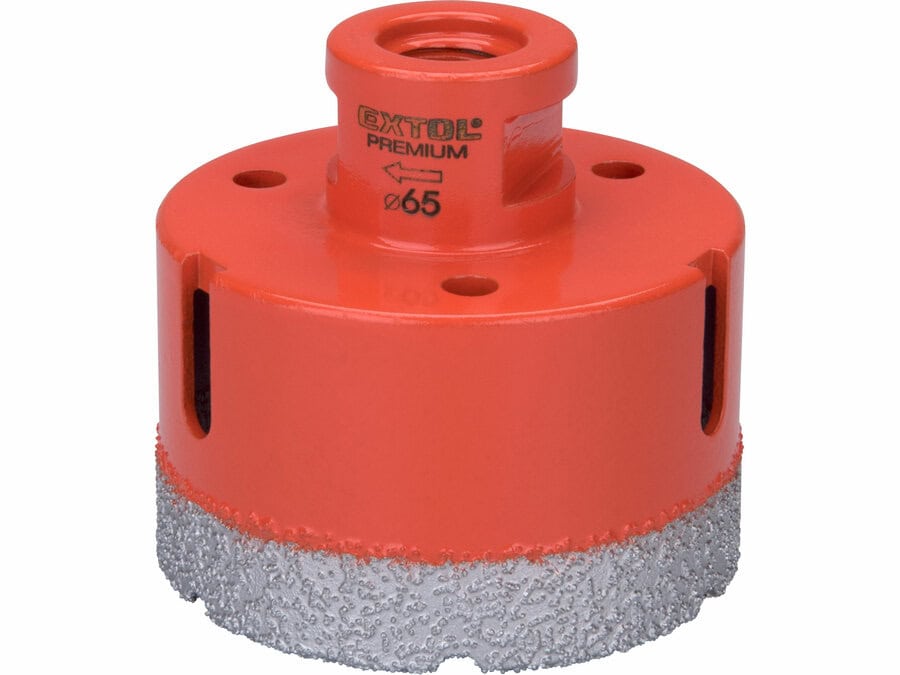 Serra copo diamantada para brasagem, Ø 65 mm, rosca M14