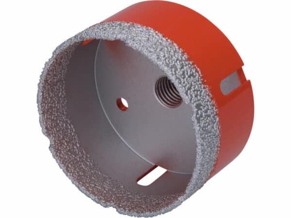 Serra copo diamantada para brasagem, Ø 75 mm, rosca M14