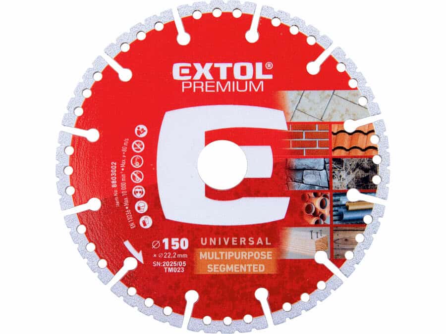 Disque de coupe diamanté universel MULTI 150 mm