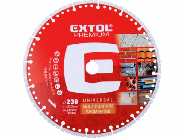 Disco de corte diamantado universal MULTI 230 mm
