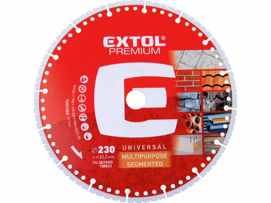 Disque de coupe diamanté universel MULTI 230 mm
