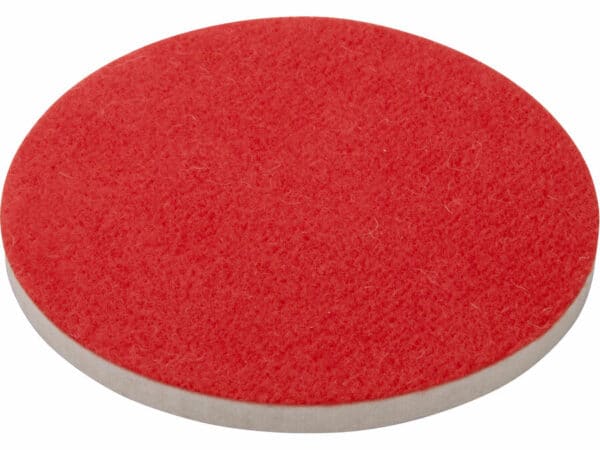 Flat Wool Felt Polishing Pad with VELCRO, O 125 x 7 mm