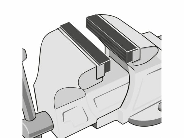 Bench Vise Jaw Pads, 113 mm, TPU with Magnets