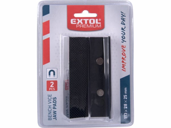 Bench Vise Jaw Pads, 113 mm, TPU with Magnets