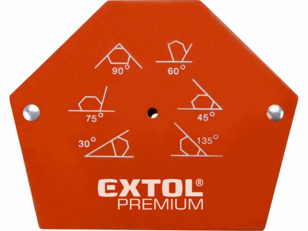 Welding Angle Magnet, 30°-45°-60°-75°-90°-135°, Up to 22 kg Load