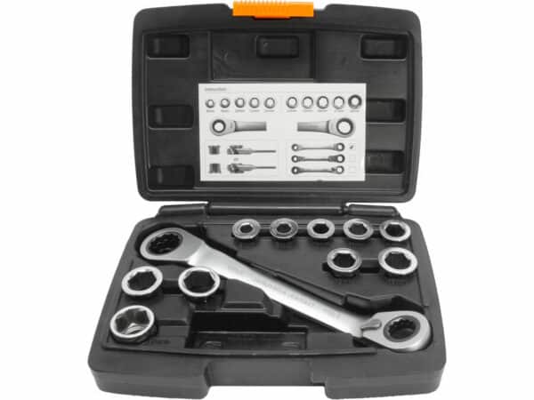 Ratchet Spanner and Socket Gauges, Set 11 pcs
