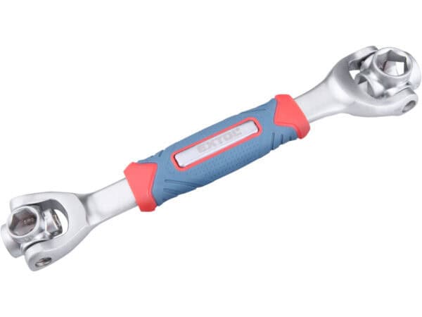 8-in-1 Double-Ended Socket Wrench, 8-21 mm, CrMo