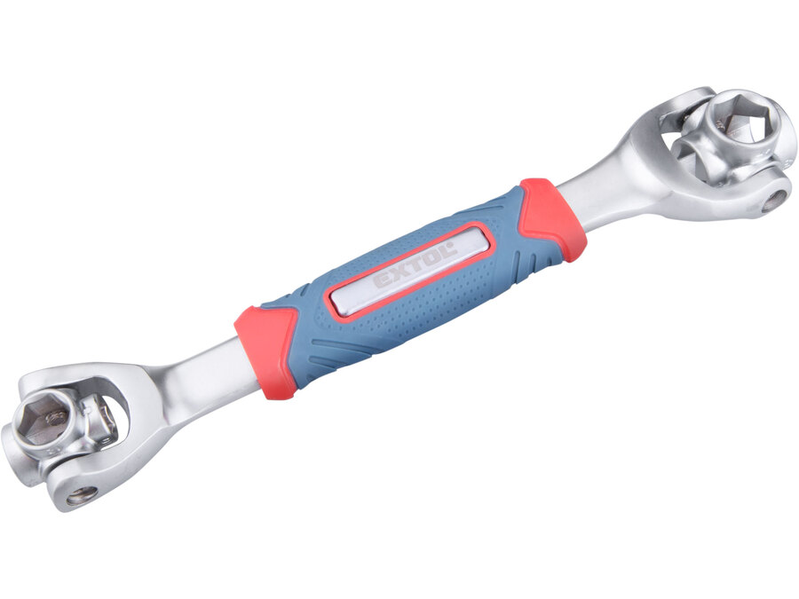 8-in-1 Double-Ended Socket Wrench, 8-21 mm, CrMo