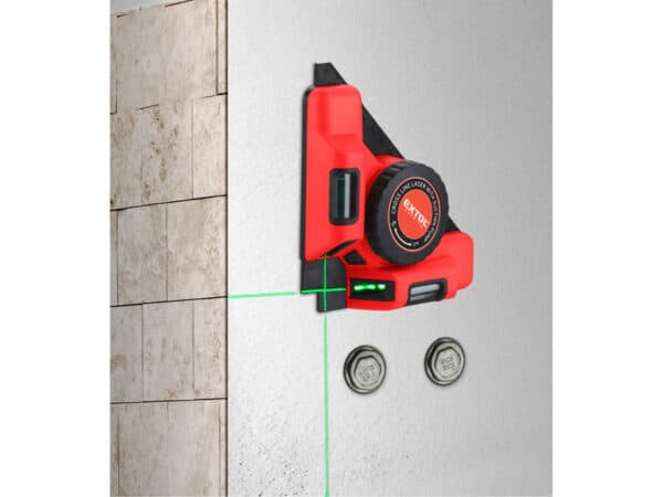 Green Beam 90° Cross-Line Laser with Suction Module