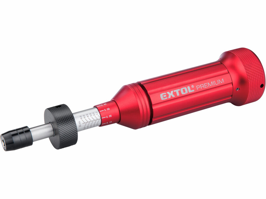 All-Metal Torque Screwdriver for 1/4-inch Bits, 1-6 Nm
