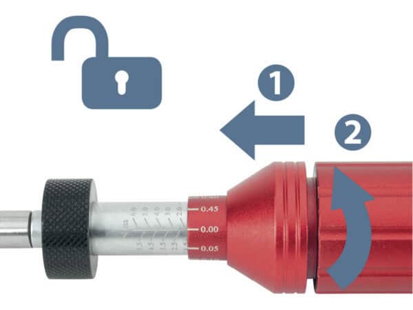 All-Metal Torque Screwdriver for 1/4-inch Bits, 1-6 Nm