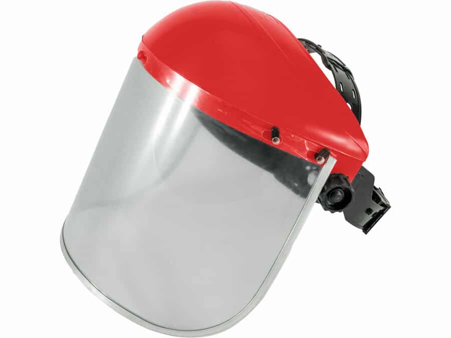 Full-Face Shield with Headband, Clear Polycarbonate