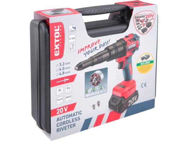 Akku-Nietgerät SHARE20V, bürstenlos, 2 Ah